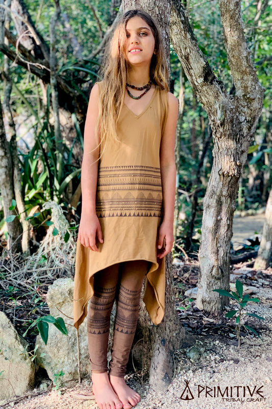 Girls Tribal Leggings ⋙ Organic Cotton