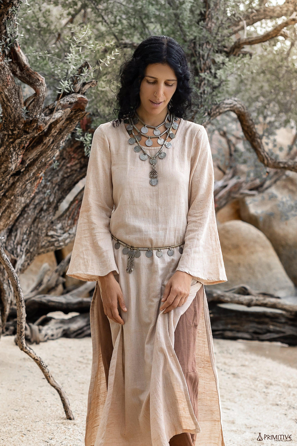 Long Sleeve Kurta Dress ⋙ Organic Cotton