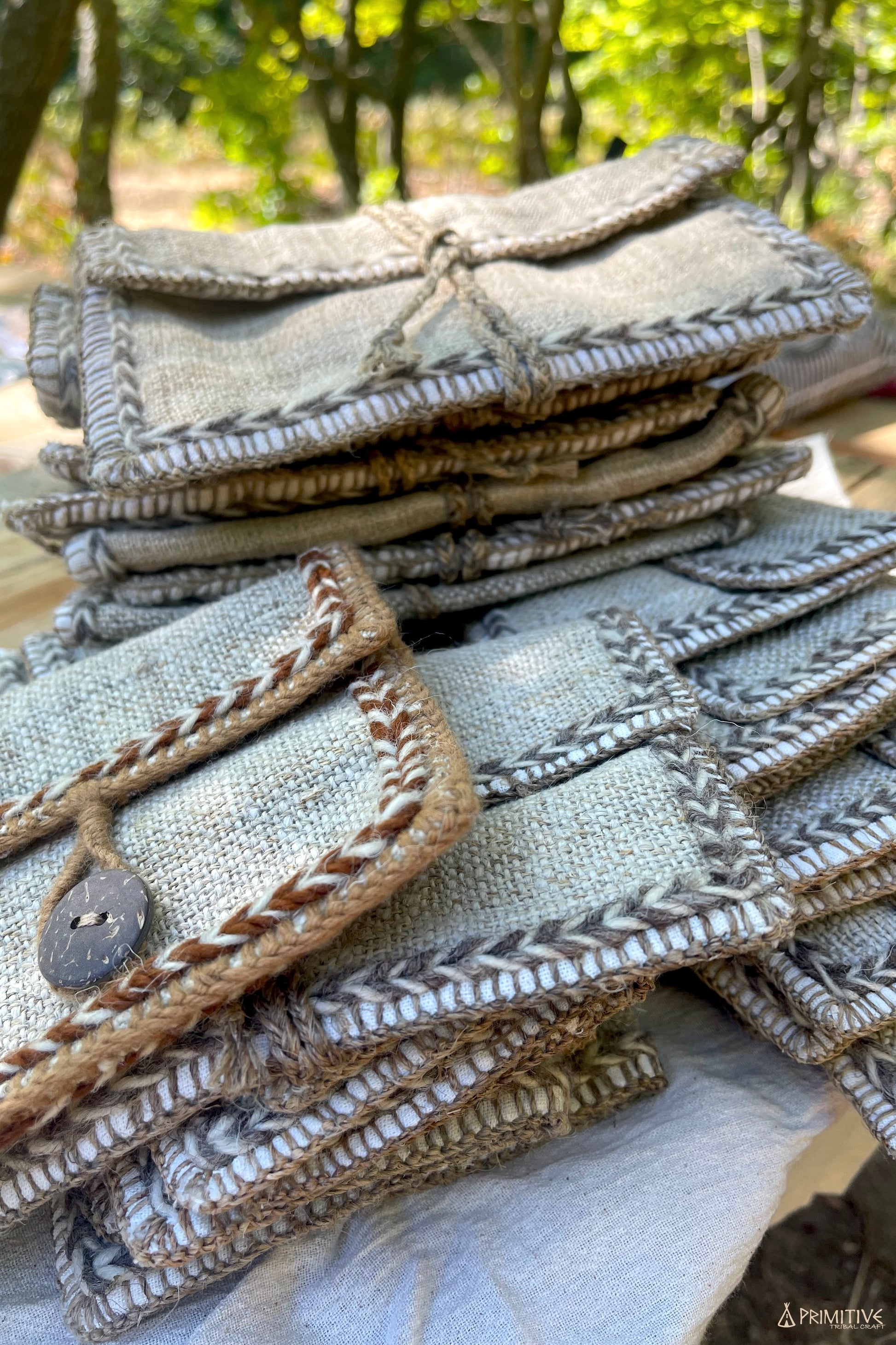 Hand Stiched Himalayan Hemp Wallet ⋙⋘