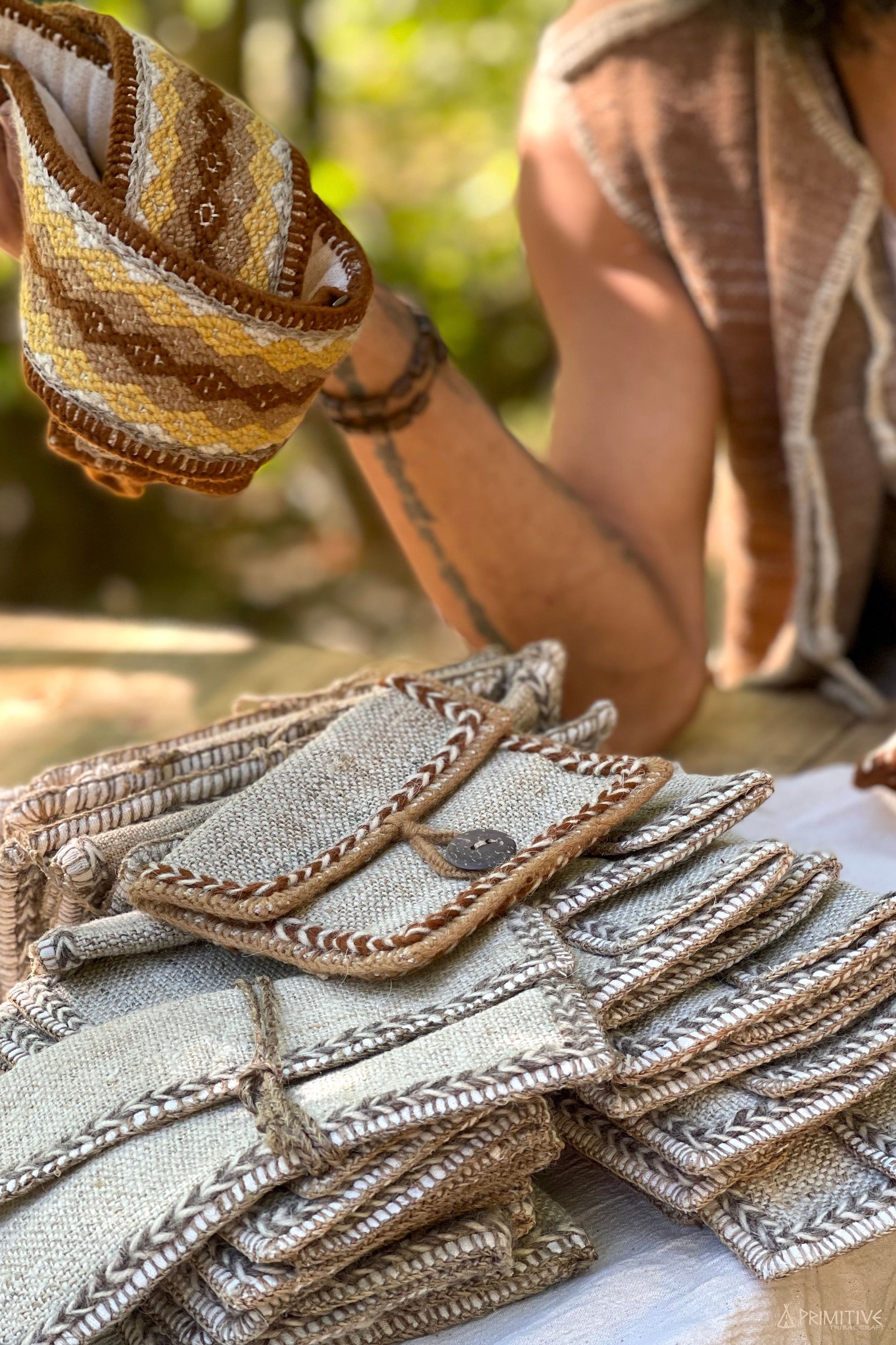 Hand Stiched Himalayan Hemp Wallet ⋙⋘