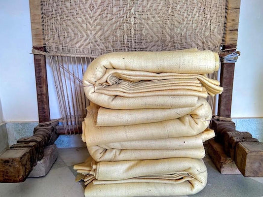 Ancient Path Handwoven Khadi Wool Fabric ⫸