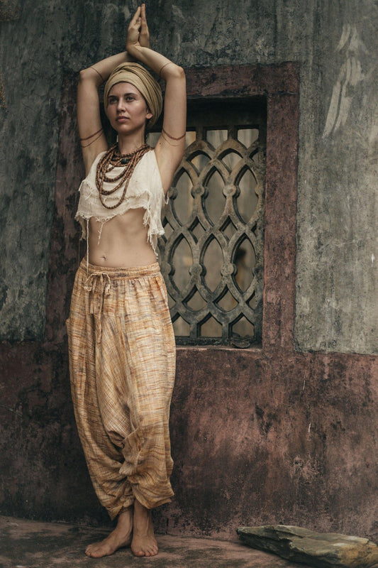 Harem Pants ⋘⋙ Handwoven Khadi Cotton