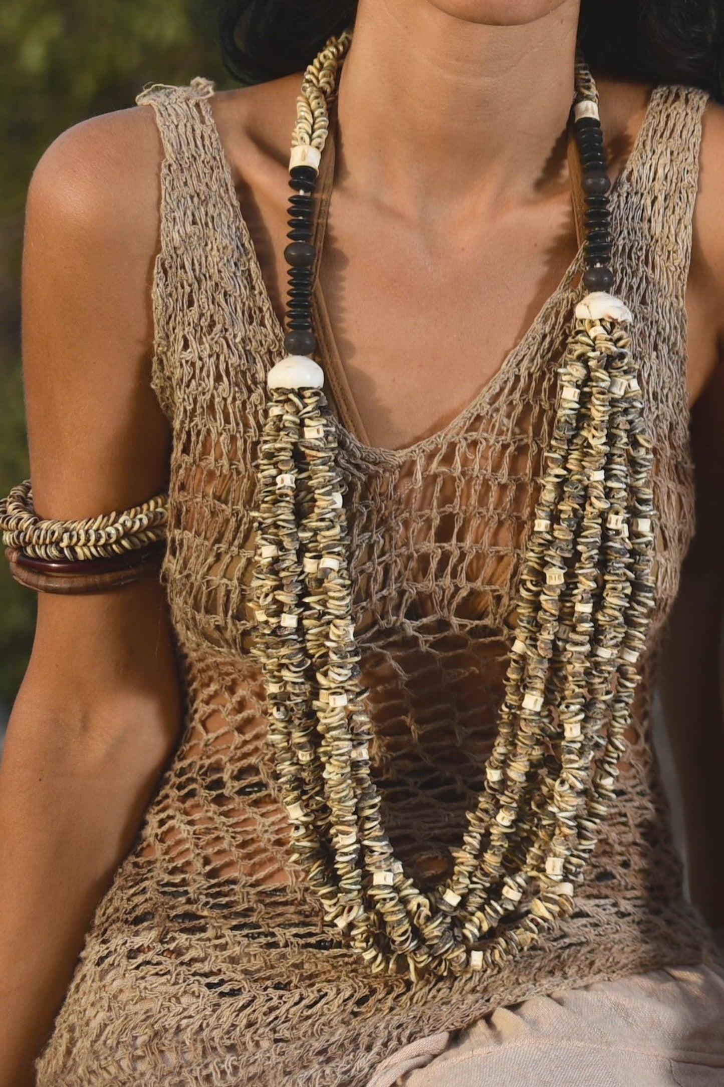 Papua ๑ Tribal Shells ๑ Necklace