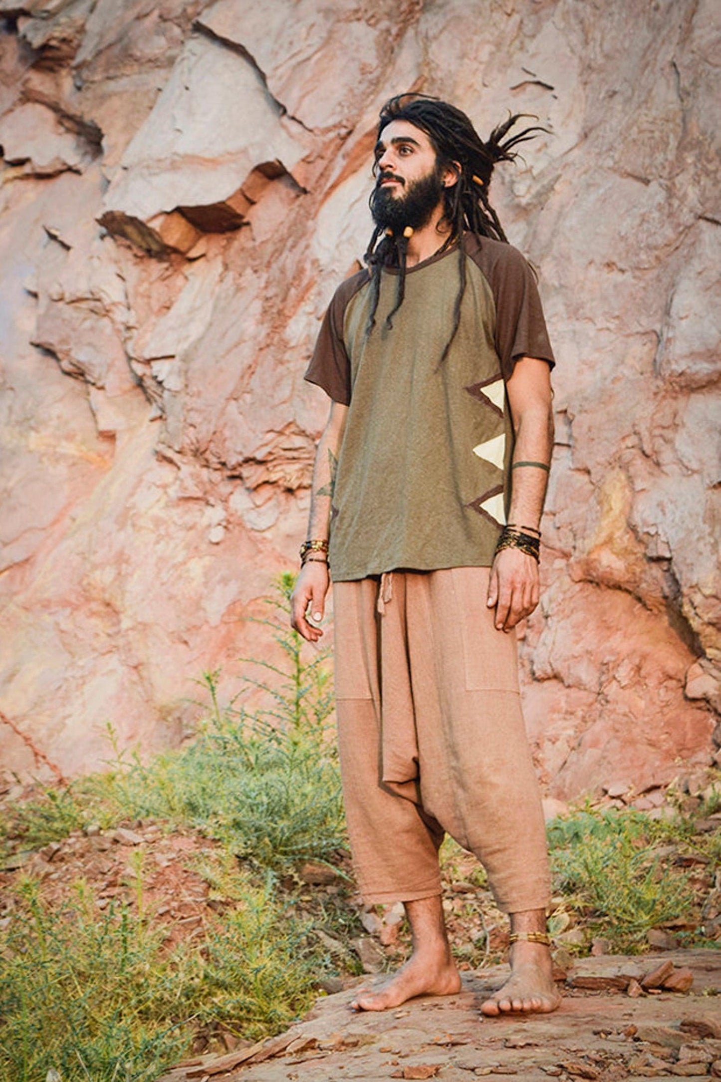 Hemp Cotton T-Shirt ⫸ Arrows ⫷