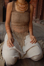Wild Nettle Triangle Shawl «» Top «» Wrap Around