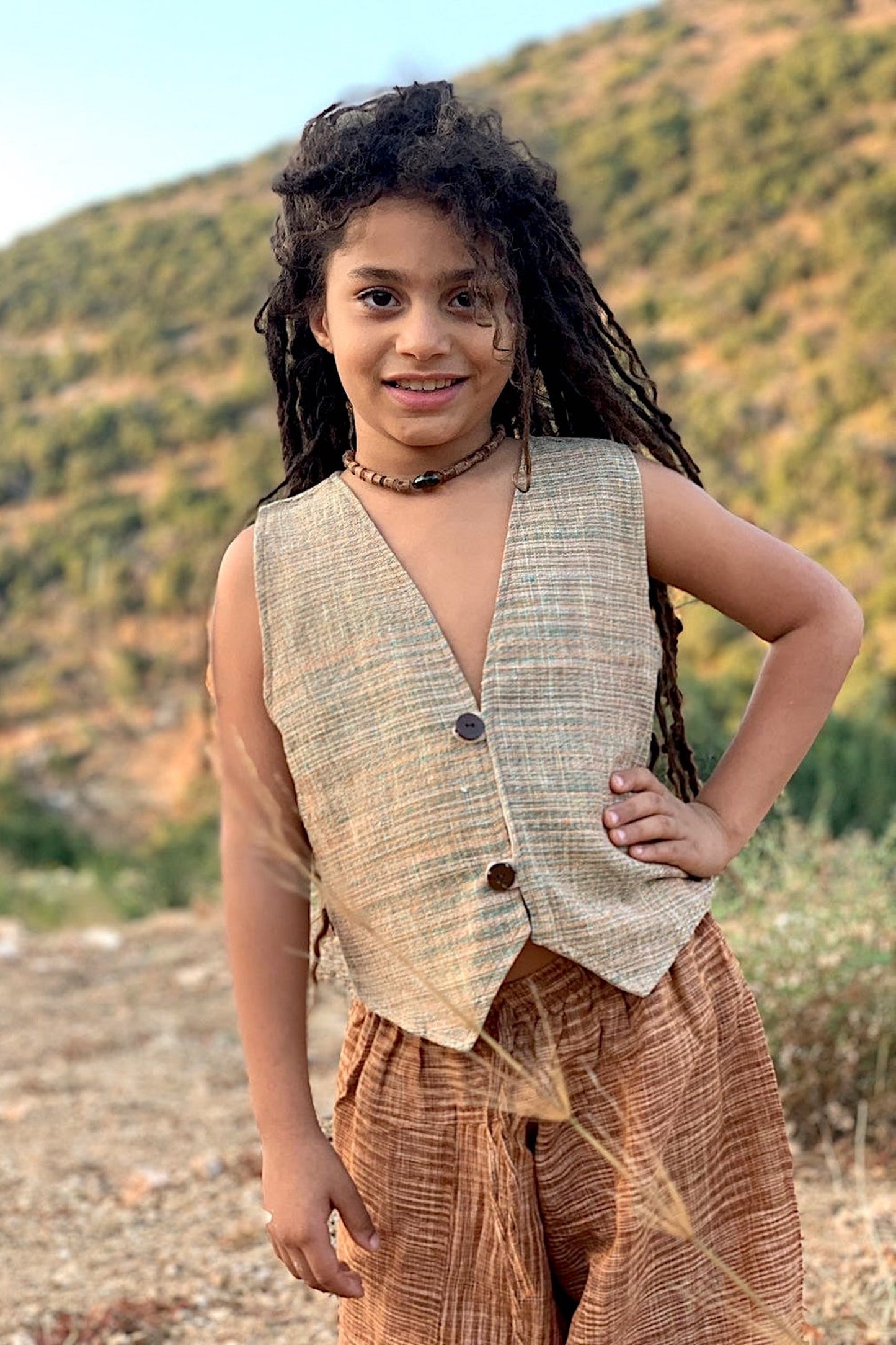 Children Vest ⋗⋙ Handwoven Khadi Cotton