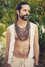 Huge Coconut Beads Necklace