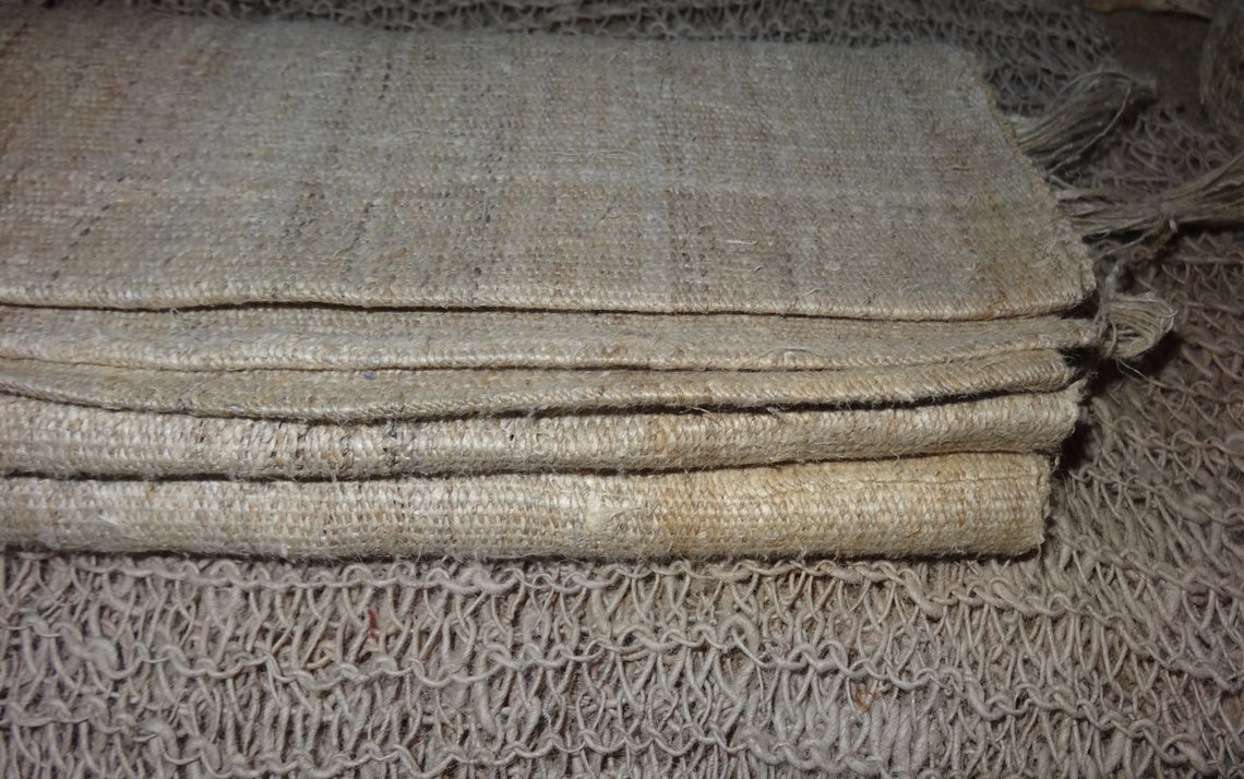 Handwoven Hemp Fabric ⋙⋘ Wild Himalayan Hemp