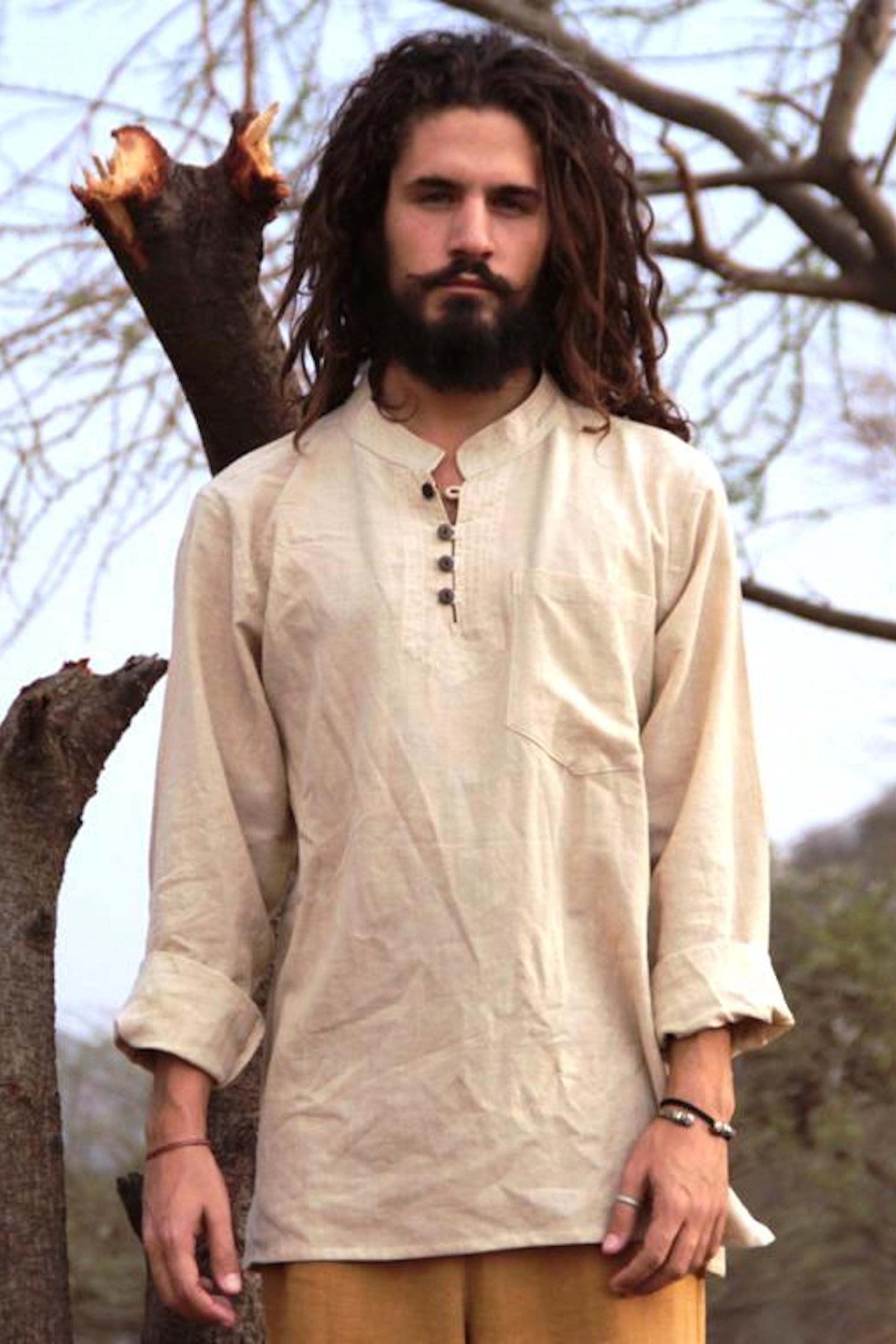 Fine Cotton Short Kurta ~