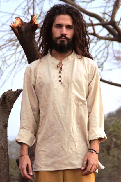 Fine Cotton Short Kurta ~