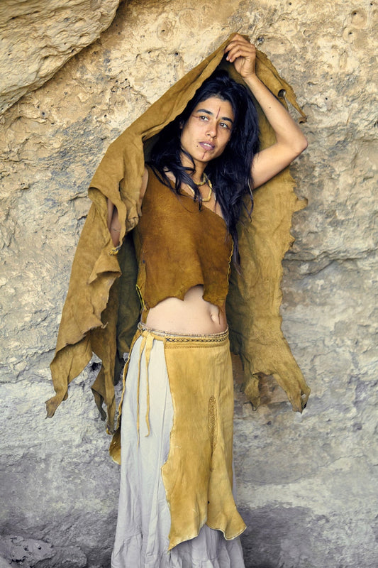 Natural Hand made Deer Hide ~ Ethical Leather ~