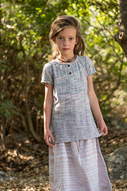 Earth Children Khadi Cotton Short Sleeves Top