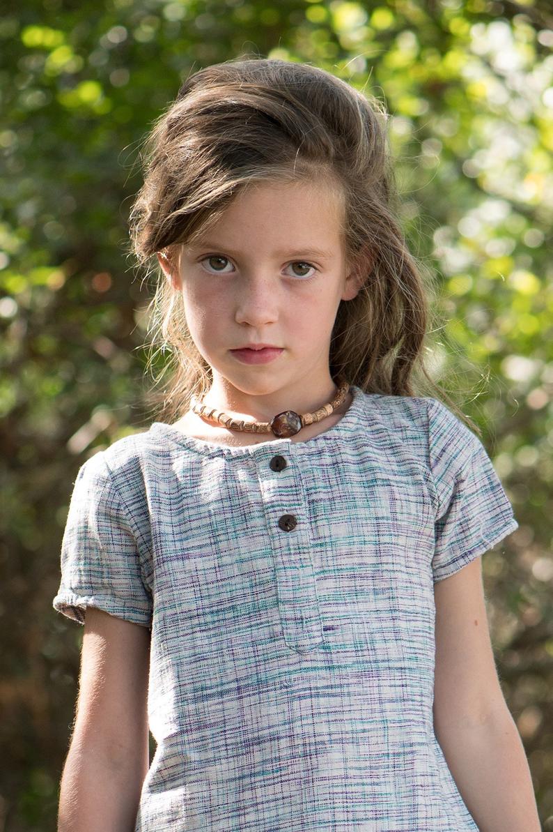 Earth Children Khadi Cotton Short Sleeves Top