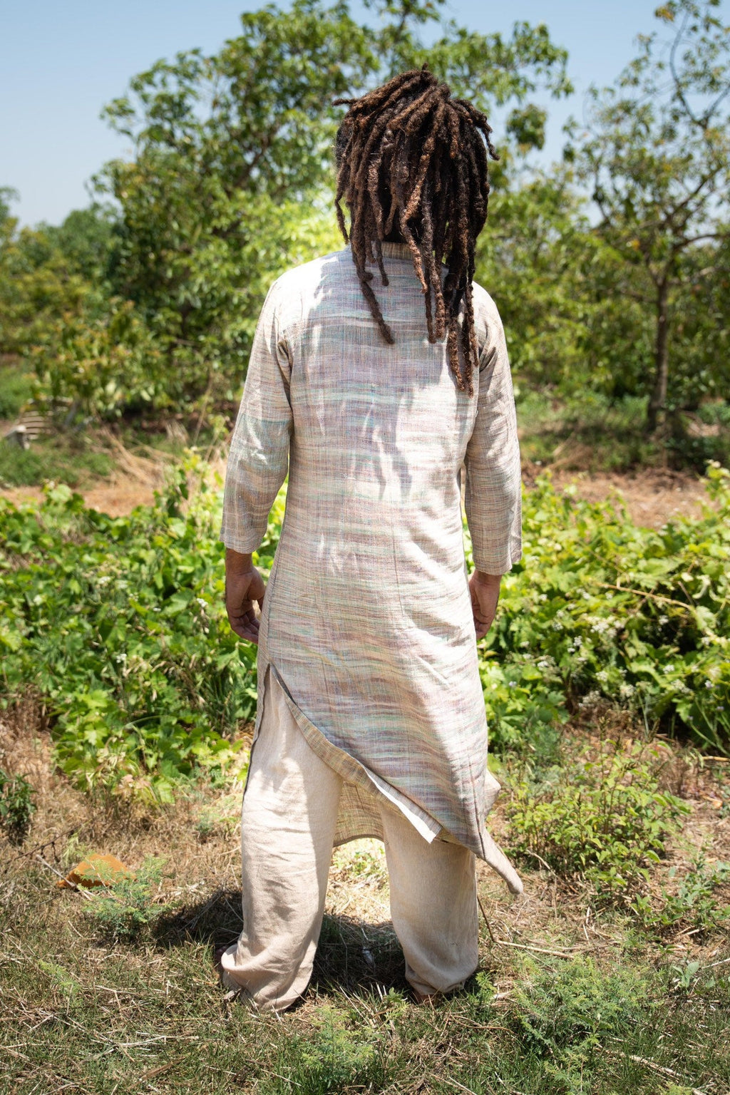 Full Length Kurta ⋙ Handwoven Khadi Cotton