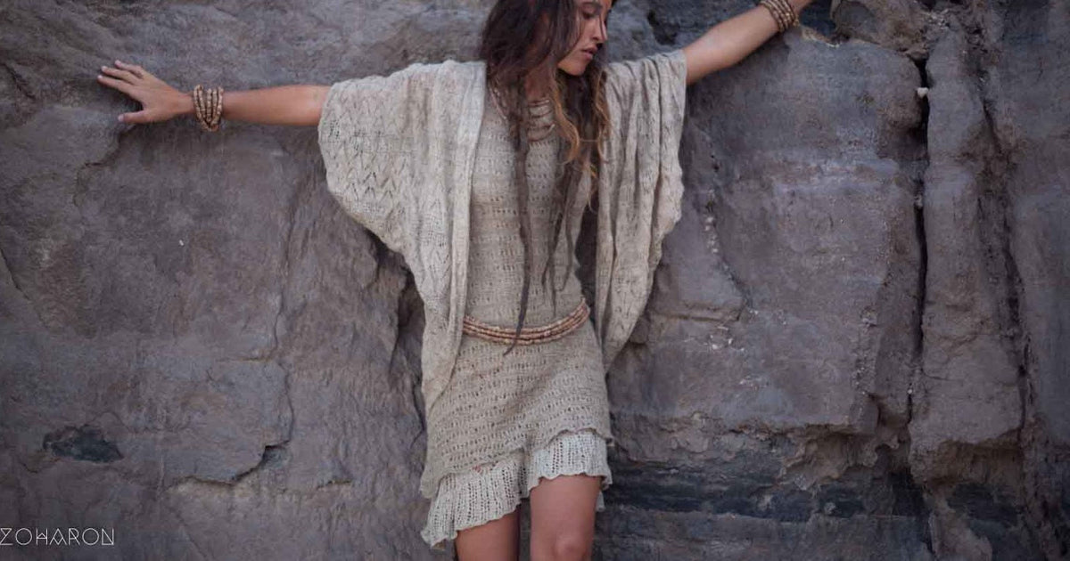 Handknitted Nettle Yarn Vest