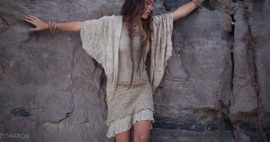 Handknitted Nettle Yarn Vest