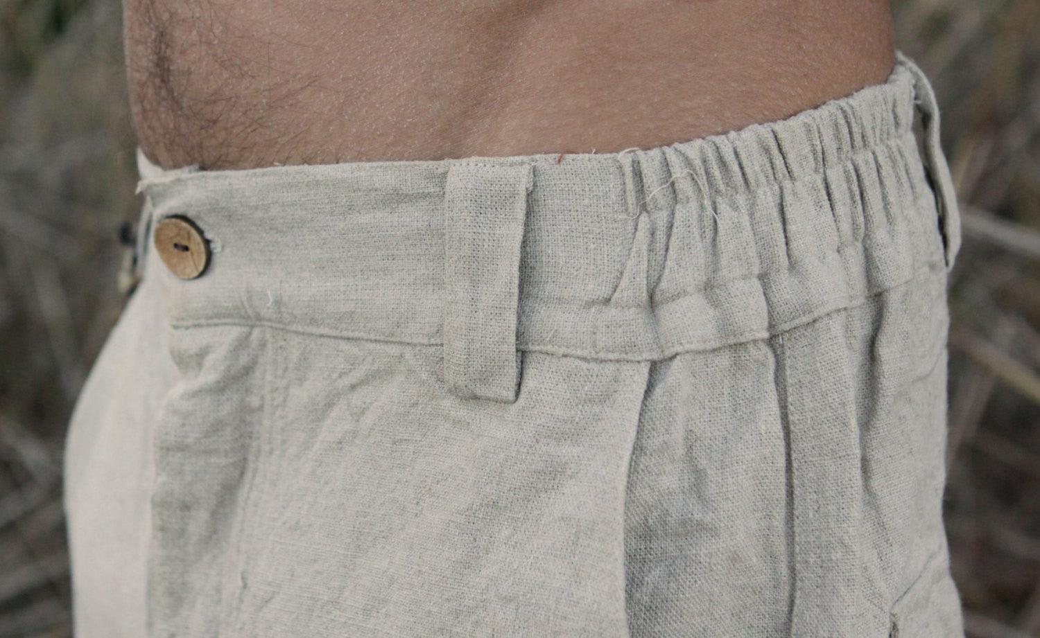 Linen short pants