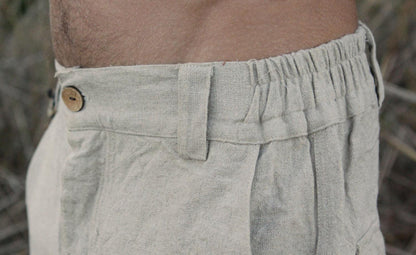Linen short pants