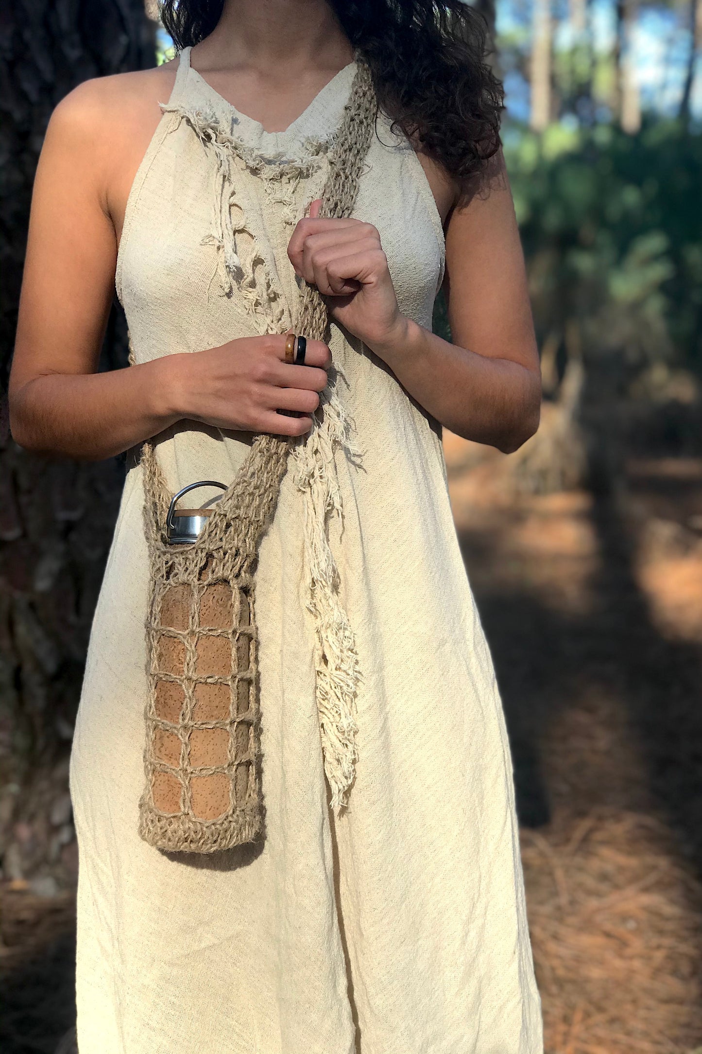 Jute Bottle Holder ⋙⋗