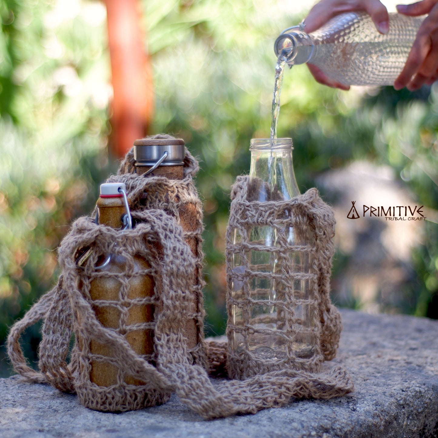 Jute Bottle Holder ⋙⋗